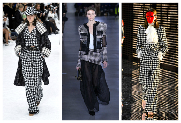 Pata de gallo estampado tendencia este otoño invierno 2019